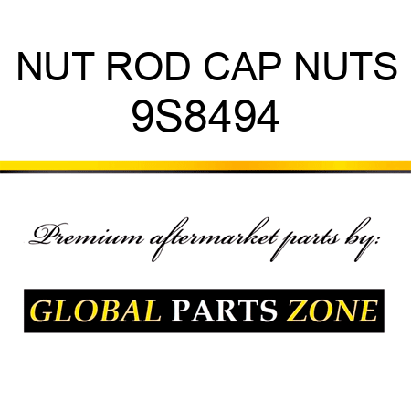 NUT ROD CAP NUTS 9S8494