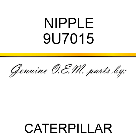 NIPPLE 9U7015