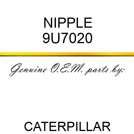 NIPPLE 9U7020