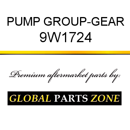 PUMP GROUP-GEAR 9W1724