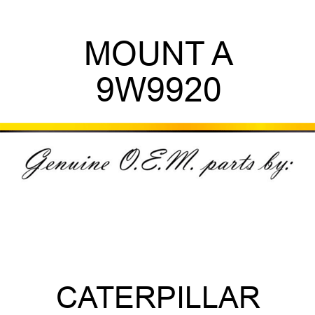 MOUNT A 9W9920