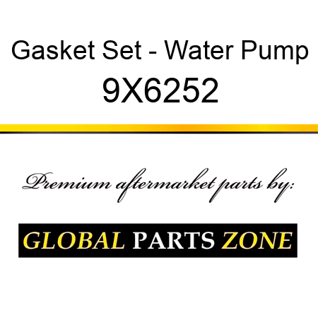 Gasket Set - Water Pump 9X6252