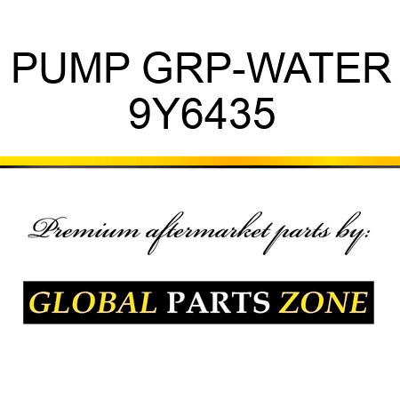 PUMP GRP-WATER 9Y6435