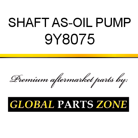 SHAFT AS-OIL PUMP 9Y8075