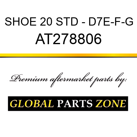 SHOE 20 STD - D7E-F-G AT278806