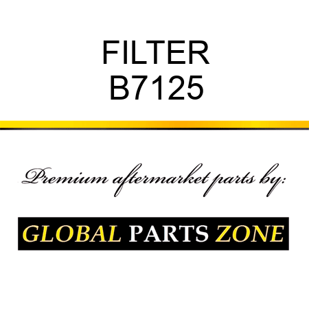 FILTER B7125