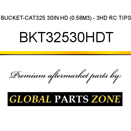 BUCKET-CAT325 30IN HD (0.58M3) - 3HD RC TIPS BKT32530HDT