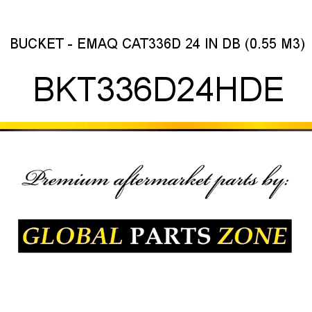 BUCKET - EMAQ CAT336D 24 IN DB (0.55 M3) BKT336D24HDE