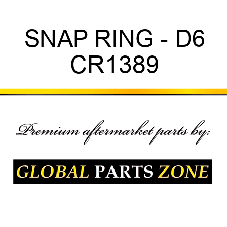 SNAP RING - D6 CR1389
