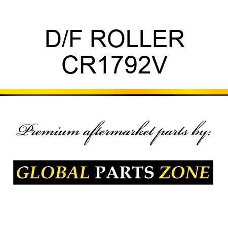 D/F ROLLER CR1792V