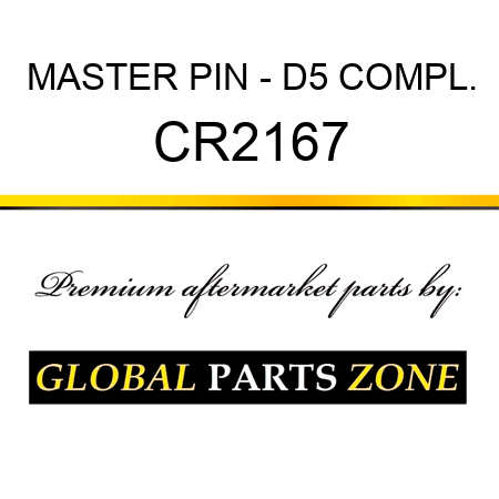 MASTER PIN - D5 COMPL. CR2167