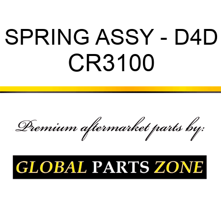 SPRING ASSY - D4D CR3100