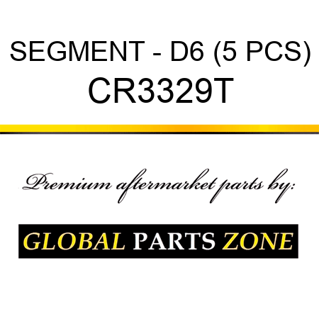 SEGMENT - D6 (5 PCS) CR3329T