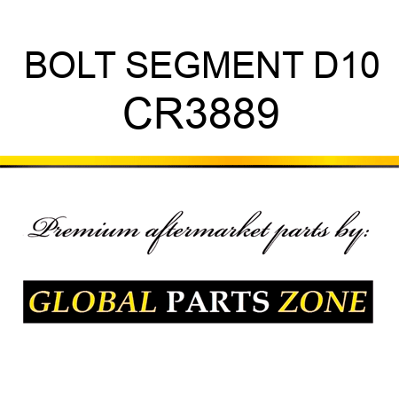 BOLT SEGMENT D10 CR3889