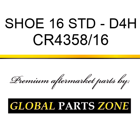 SHOE 16 STD - D4H CR4358/16