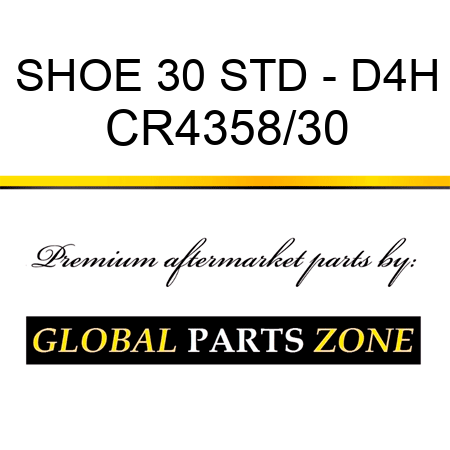 SHOE 30 STD - D4H CR4358/30