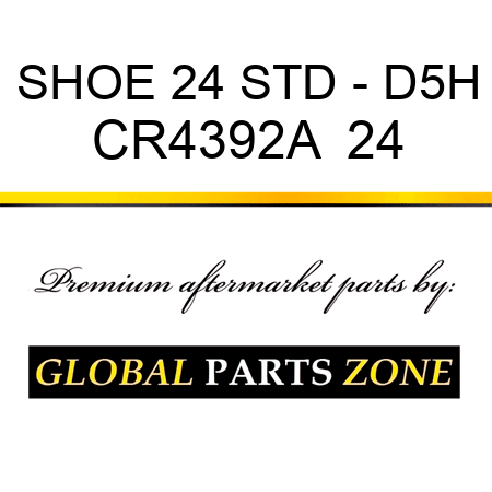 SHOE 24 STD - D5H CR4392A  24