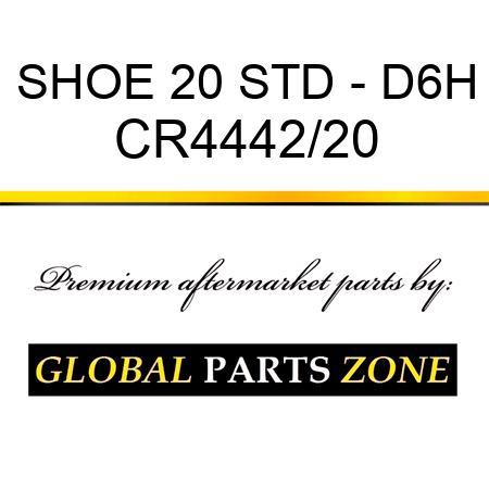 SHOE 20 STD - D6H CR4442/20