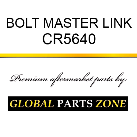 BOLT MASTER LINK CR5640
