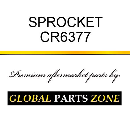 SPROCKET CR6377