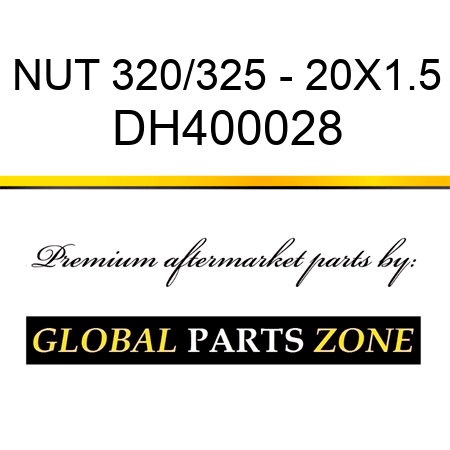 NUT 320/325 - 20X1.5 DH400028