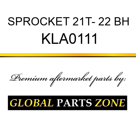 SPROCKET 21T- 22 BH KLA0111