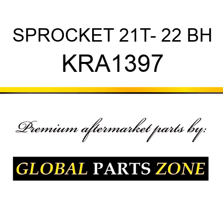 SPROCKET 21T- 22 BH KRA1397