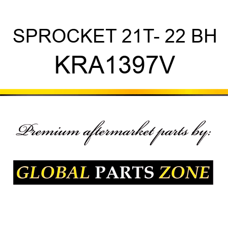 SPROCKET 21T- 22 BH KRA1397V