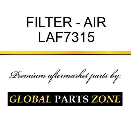 FILTER - AIR LAF7315