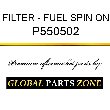 FILTER - FUEL SPIN ON P550502
