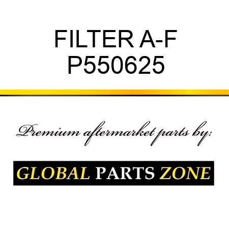 FILTER A-F P550625