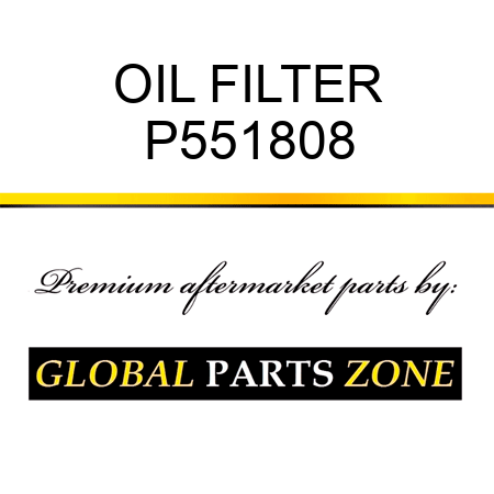 OIL FILTER P551808