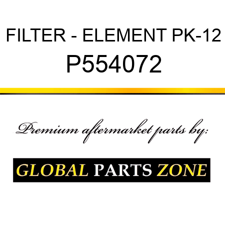 FILTER - ELEMENT PK-12 P554072