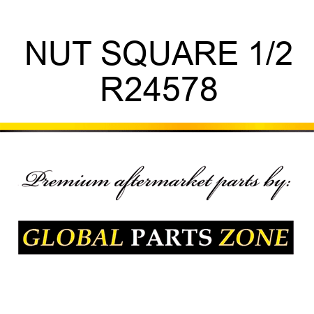 NUT SQUARE 1/2 R24578