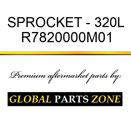 SPROCKET - 320L R7820000M01