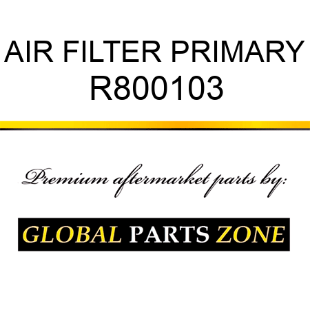 AIR FILTER PRIMARY R800103