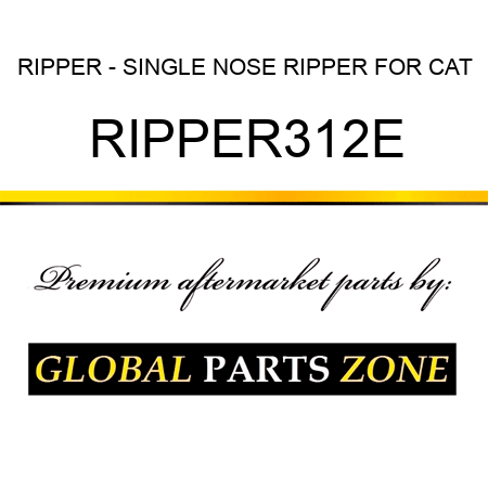 RIPPER - SINGLE NOSE RIPPER FOR CAT RIPPER312E