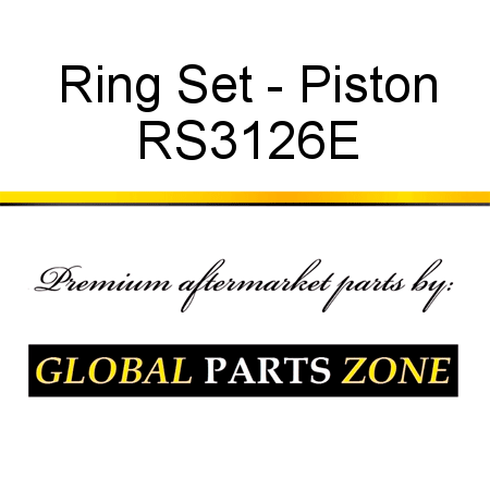 Ring Set - Piston RS3126E