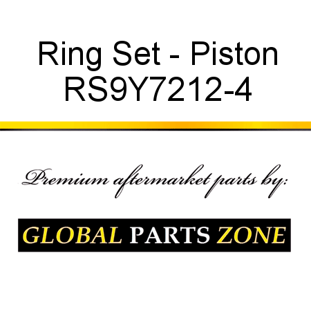Ring Set - Piston RS9Y7212-4