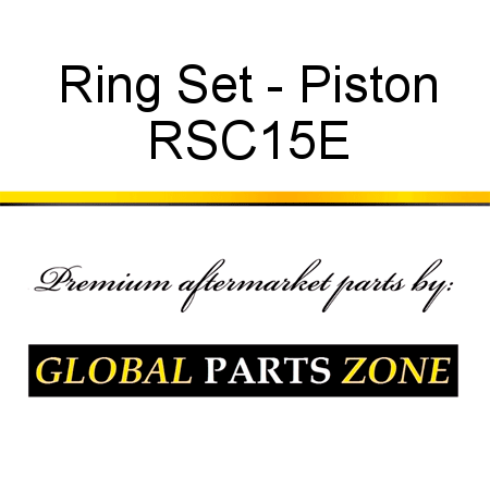 Ring Set - Piston RSC15E