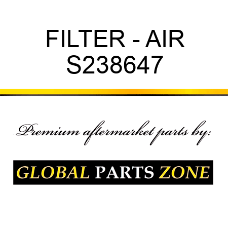 FILTER - AIR S238647