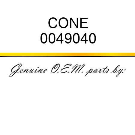 CONE 0049040