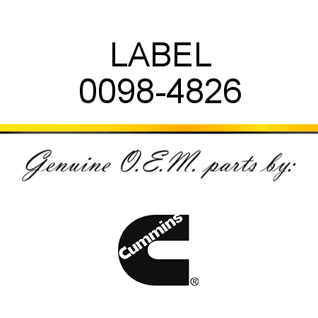 LABEL 0098-4826