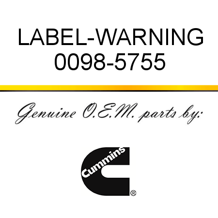 LABEL-WARNING 0098-5755