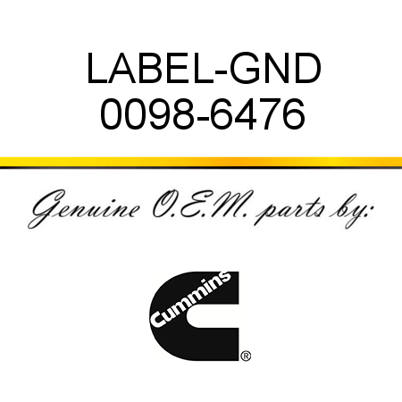 LABEL-GND 0098-6476