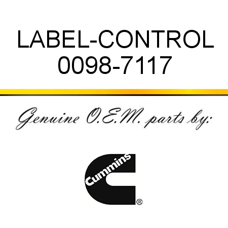 LABEL-CONTROL 0098-7117