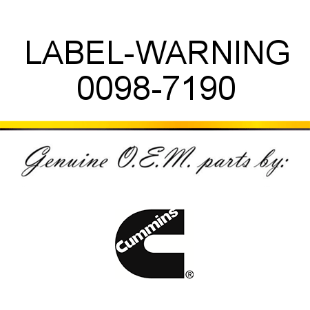 LABEL-WARNING 0098-7190