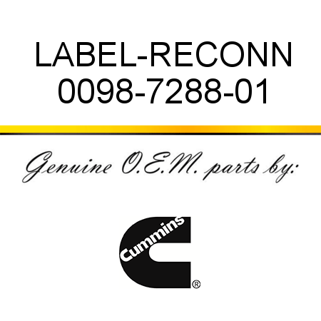LABEL-RECONN 0098-7288-01
