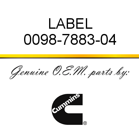 LABEL 0098-7883-04