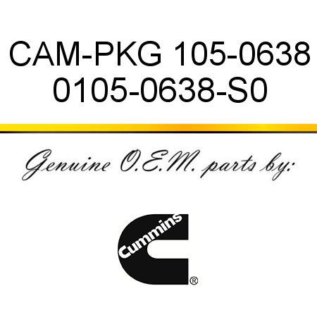 CAM-PKG 105-0638 0105-0638-S0